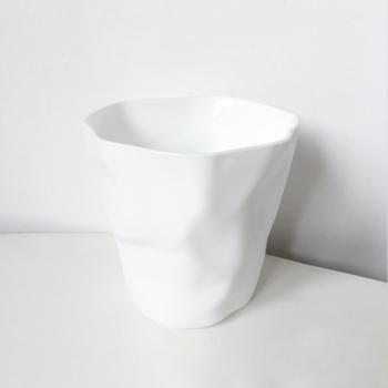 360Home Moderner minimalistischer Stil Weißer Stifthalter Becher Eimer